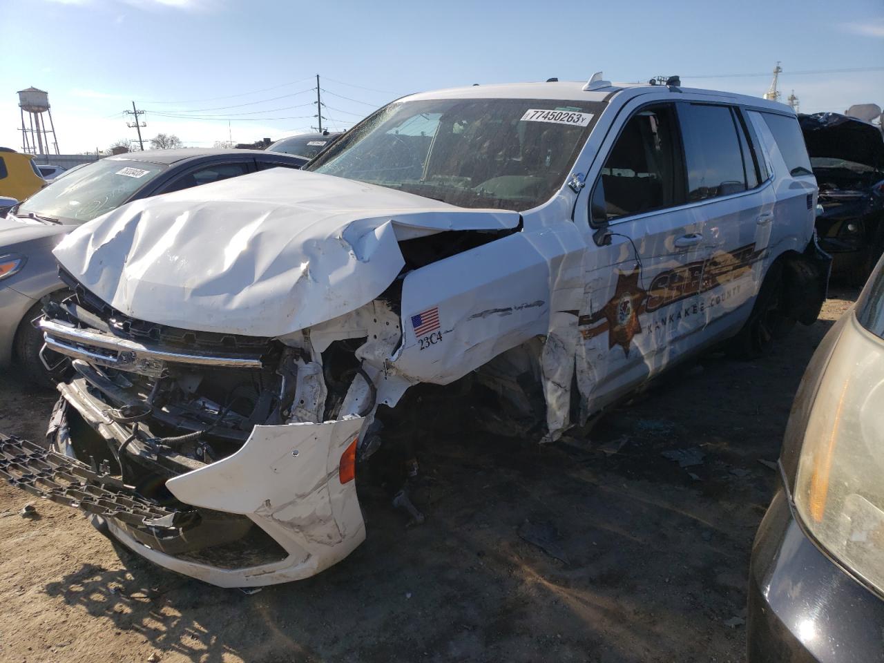 Image 1 of 2023 CHEVROLET TAHOE K1500 2023 with VIN 1GNSKLED5PR204936