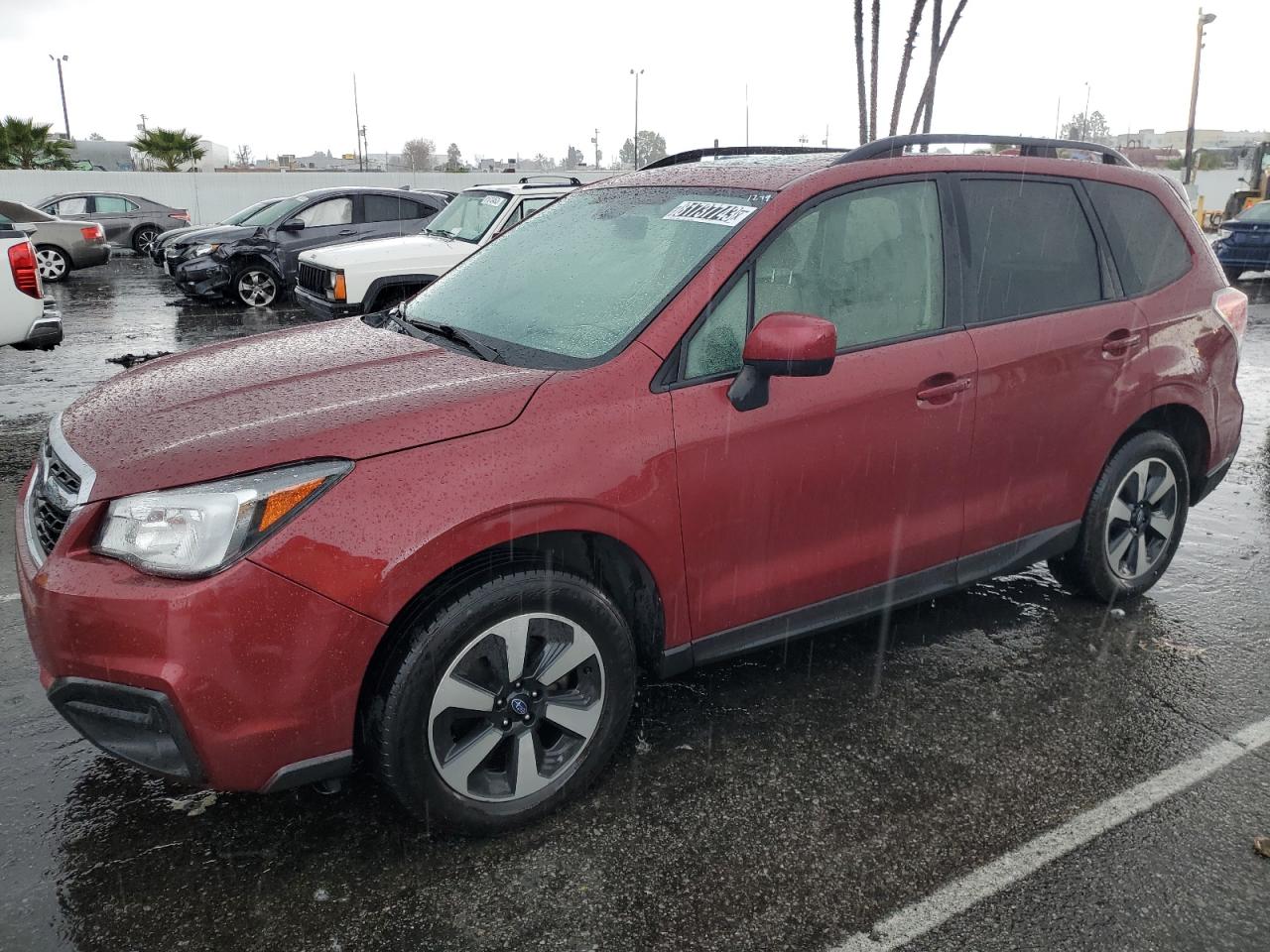 Image 1 of 2018 SUBARU FORESTER 2.5I PREMIUM 2018 with VIN JF2SJAGC2JH553944