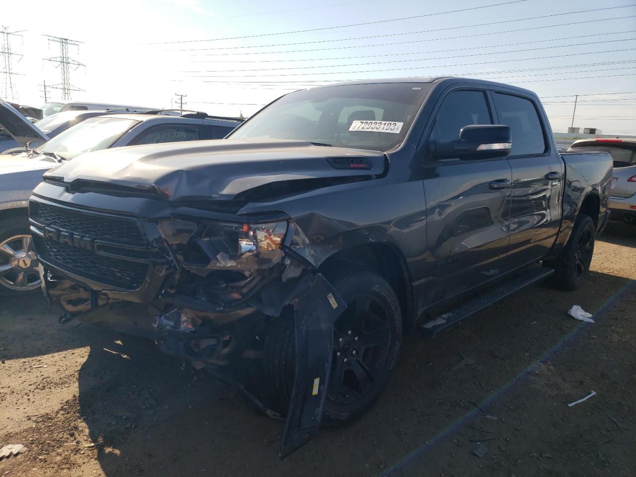 Image 1 of 2022 RAM 1500 BIG HORN/LONE STAR 2022 with VIN 1C6SRFFM5NN374729