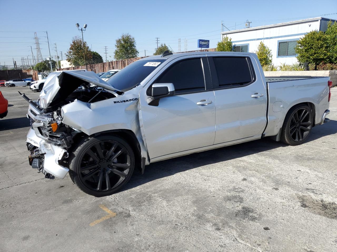 Image 1 of 2019 CHEVROLET SILVERADO C1500 LT 2019 with VIN 3GCPWCED9KG224523