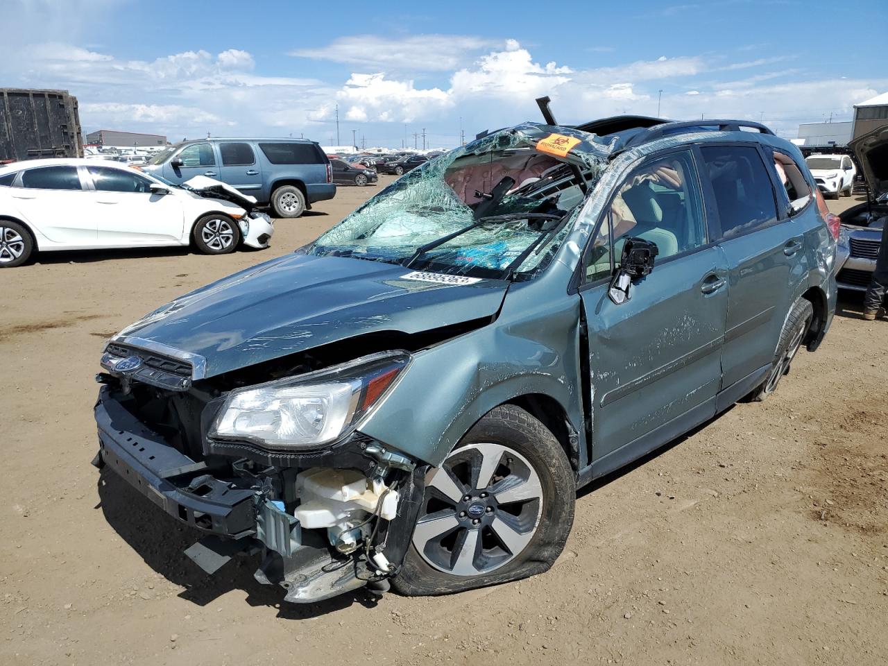 Изображение 1 2018 SUBARU FORESTER 2.5I PREMIUM 2018 с VIN JF2SJADC1JH493353