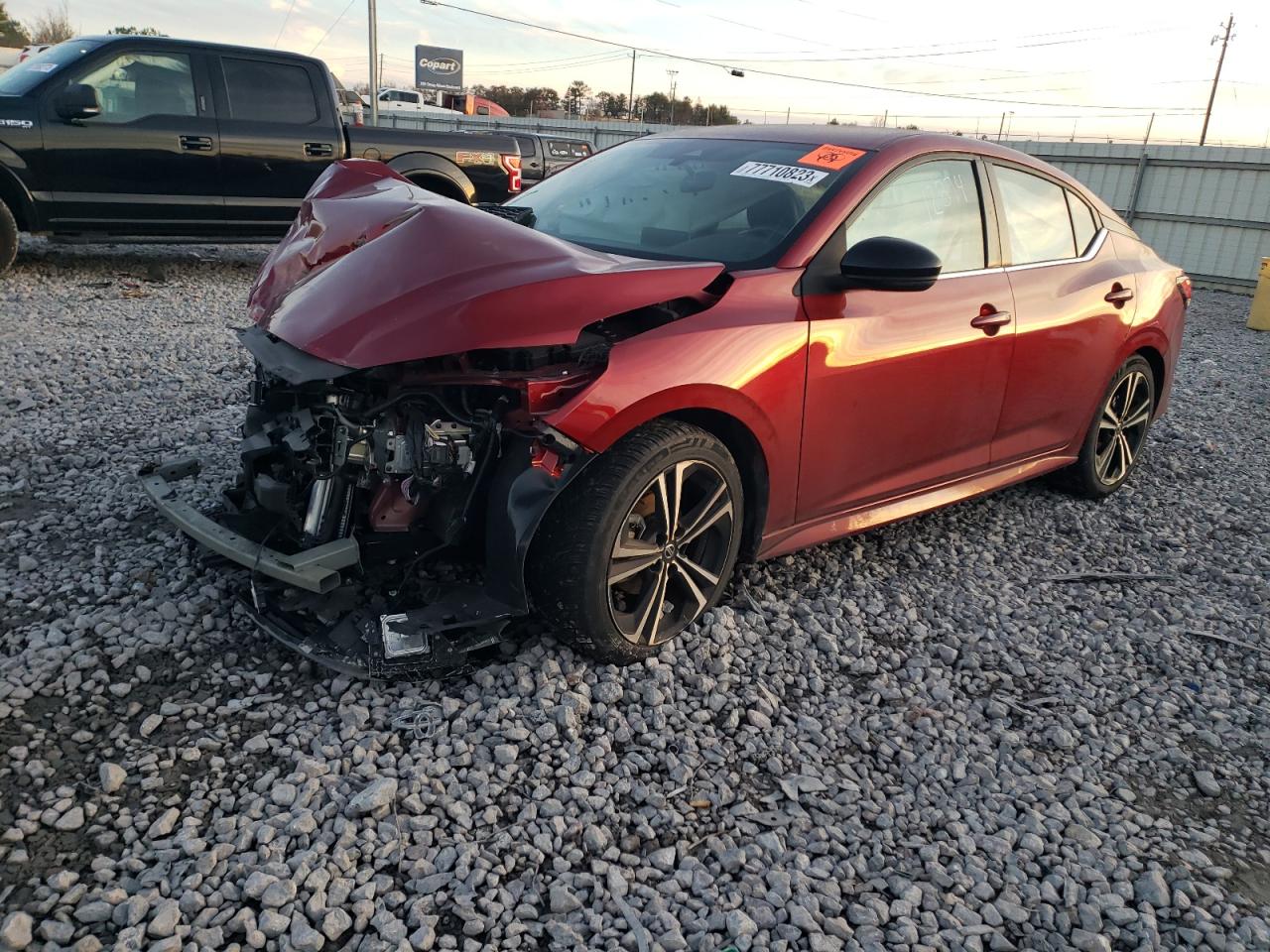 Image 1 of 2021 NISSAN SENTRA SR 2021 with VIN 3N1AB8DV2MY228891