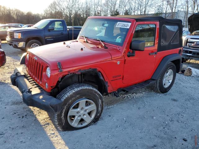 Image 1 of 2014 JEEP WRANGLER SPORT 2014 with VIN 1C4AJWAG2EL251477