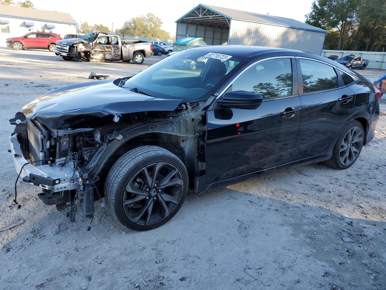 Image 1 of 2019 HONDA CIVIC SPORT 2019 with VIN 2HGFC2F89KH561615