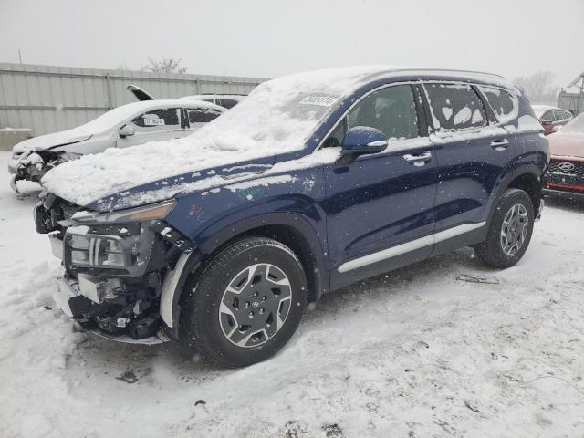 Image 1 of 2023 HYUNDAI SANTA FE BLUE 2023 with VIN 5NMS2DA11PH000441