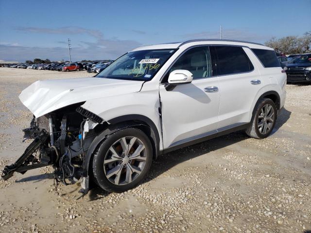 Image 1 of 2021 HYUNDAI PALISADE SEL 2021 with VIN KM8R44HE8MU282756