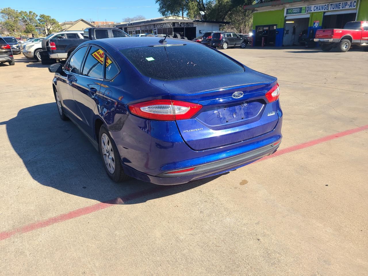 Изображение 3 2014 FORD FUSION S 2014 с VIN 3FA6P0G77ER256030