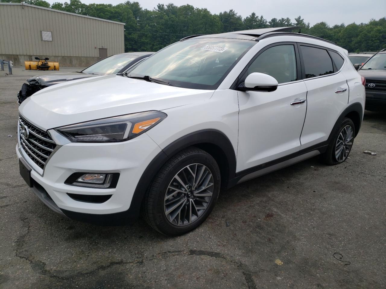 Image 1 of 2021 HYUNDAI TUCSON LIMITED 2021 with VIN KM8J3CAL0MU390825