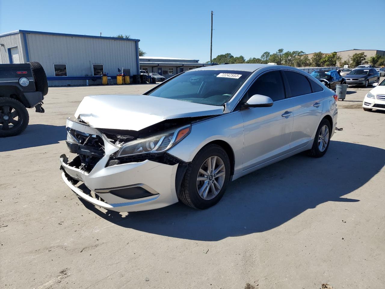 Image 1 of 2016 HYUNDAI SONATA SE 2016 with VIN 5NPE24AF9GH368197