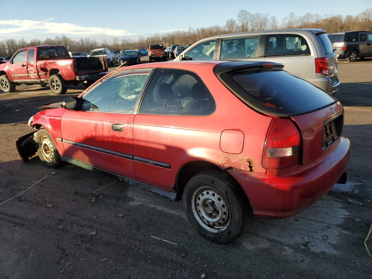 Image 2 of 1996 HONDA CIVIC CX 1996 with VIN 2HGEJ6321TH107417