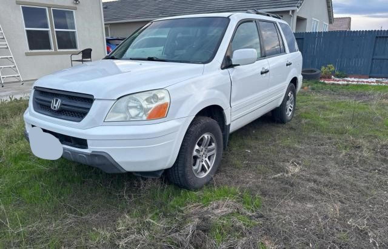 Image 2 of 2005 HONDA PILOT EXL 2005 with VIN 2HKYF18785H546001