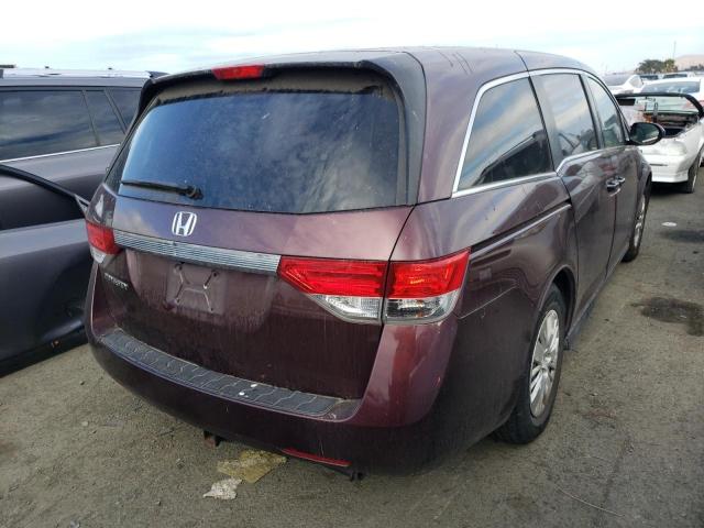 Изображение 3 2014 HONDA ODYSSEY LX 2014 с VIN 5FNRL5H26EB072752