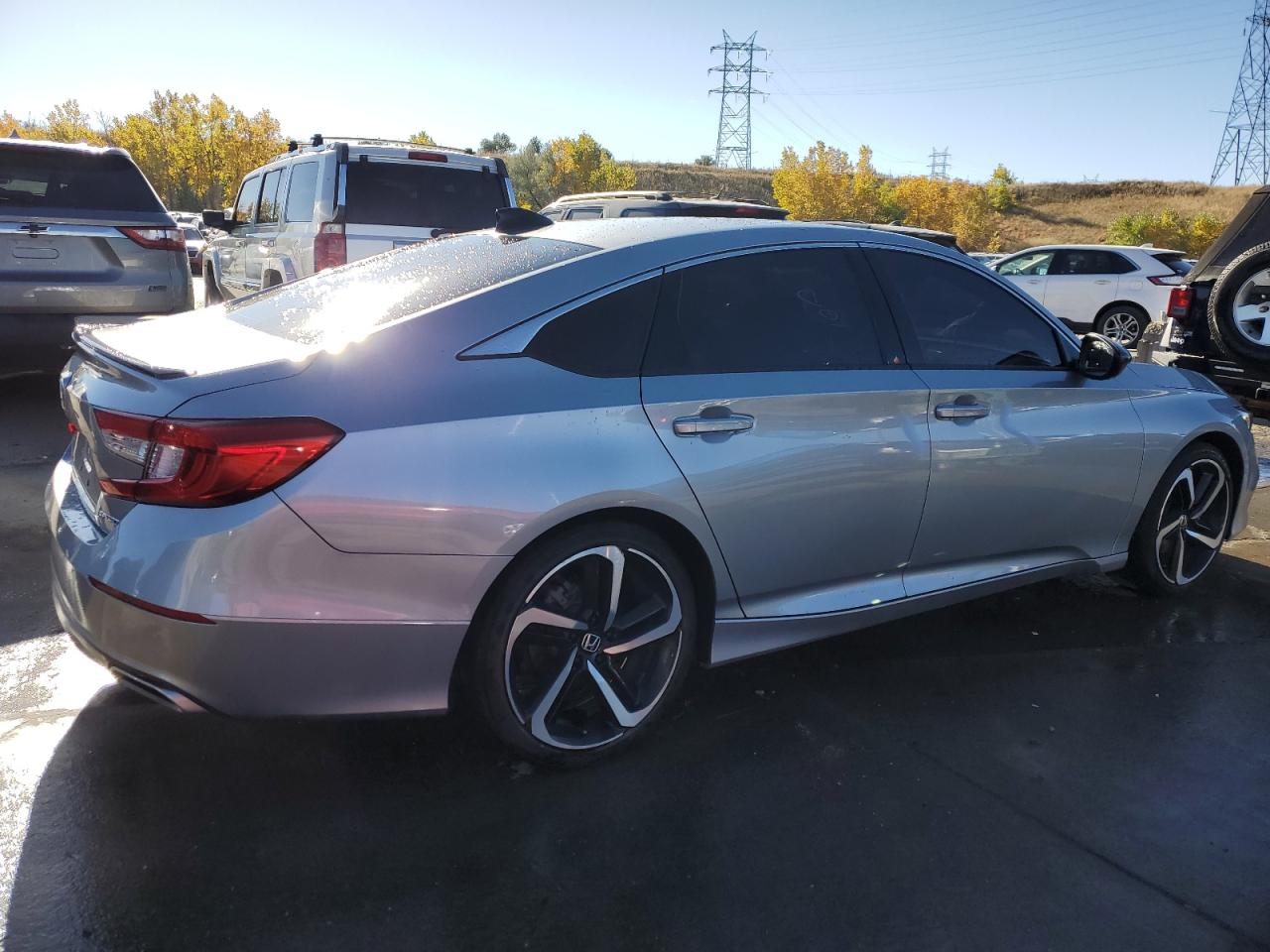 Image 3 of 2021 HONDA ACCORD SPORT 2021 with VIN 1HGCV1F32MA105873