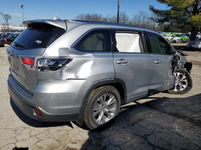 Image 3 of 2015 TOYOTA HIGHLANDER XLE 2015 with VIN 5TDJKRFH9FS214961