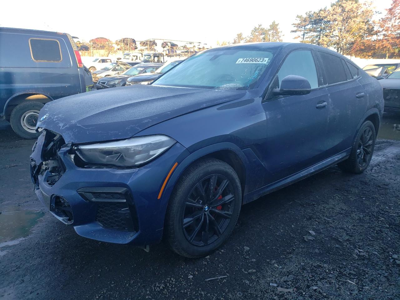 Image 1 of 2023 BMW X6 XDRIVE40I 2023 with VIN 5UXCY6C06P9N68763