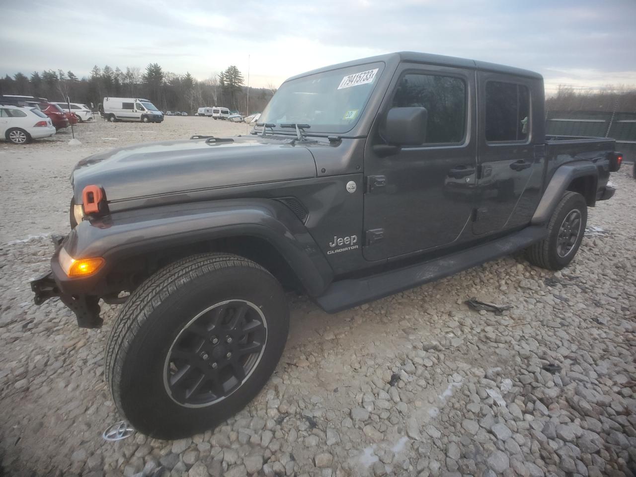Image 1 of 2021 JEEP GLADIATOR OVERLAND 2021 with VIN 1C6HJTFG3ML611786