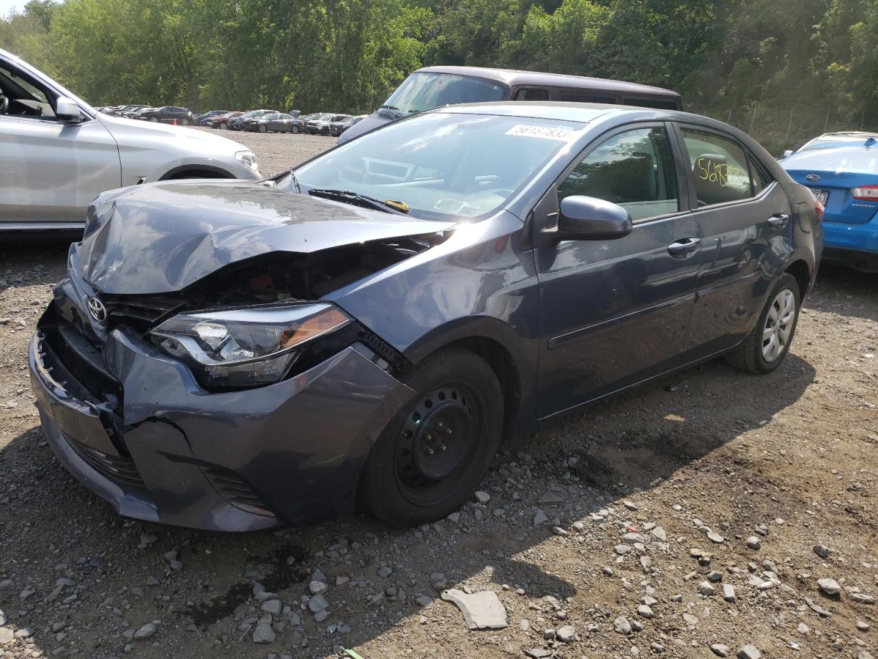 Image 1 of 2016 TOYOTA COROLLA L 2016 with VIN 2T1BURHE5GC572554