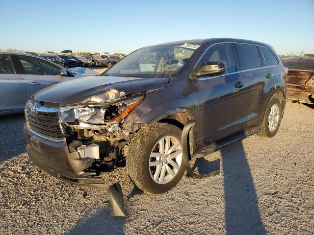 Image 1 of 2015 TOYOTA HIGHLANDER LE 2015 with VIN 5TDZARFH9FS011509