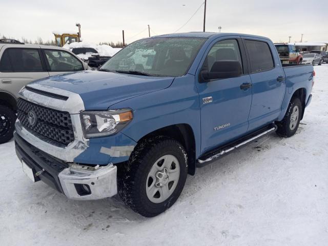Image 1 of 2021 TOYOTA TUNDRA CREWMAX SR5 2021 with VIN 5TFDY5F12MX015927