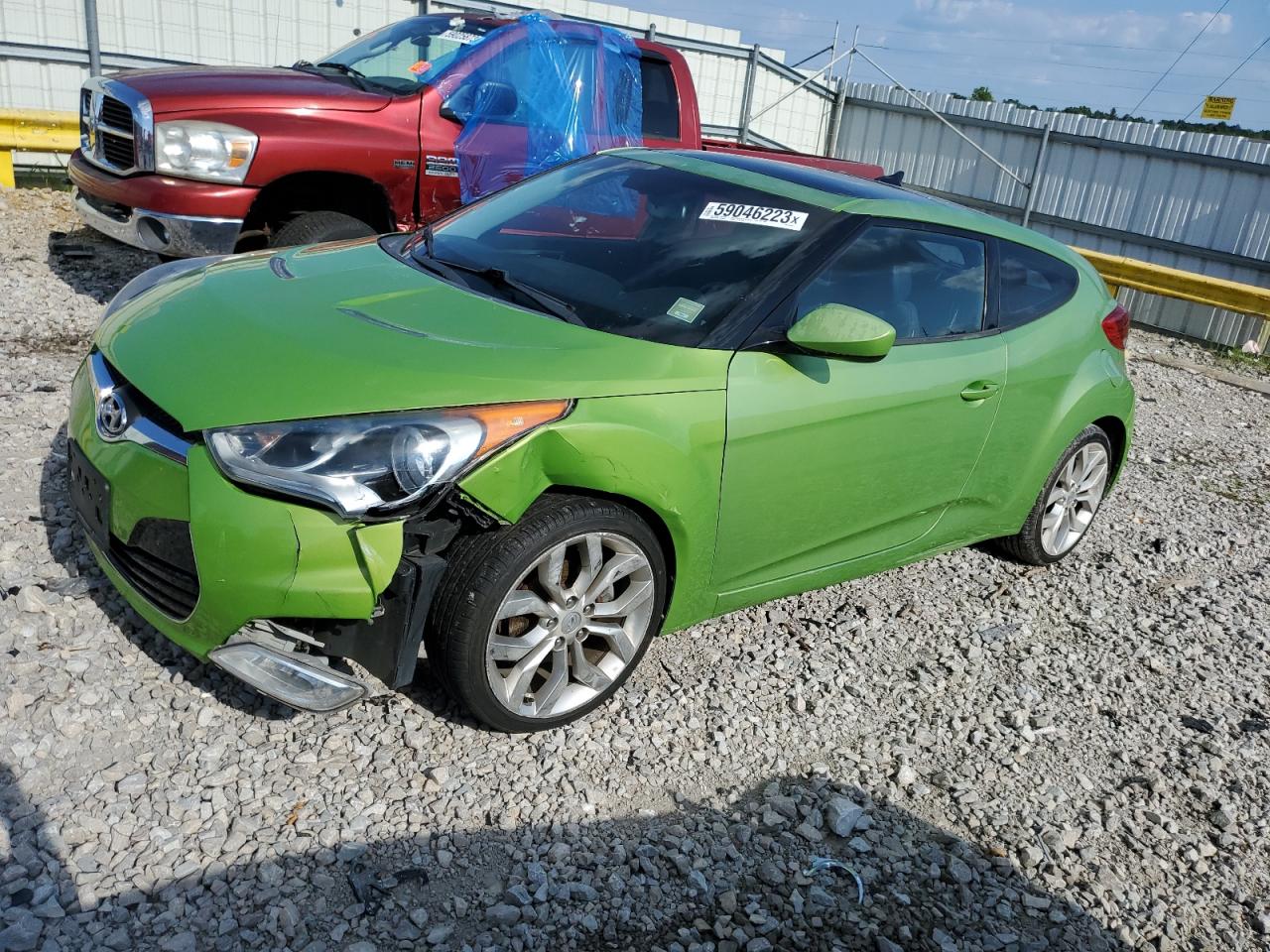 Image 1 of 2012 HYUNDAI VELOSTER  2012 with VIN KMHTC6AD1CU027516