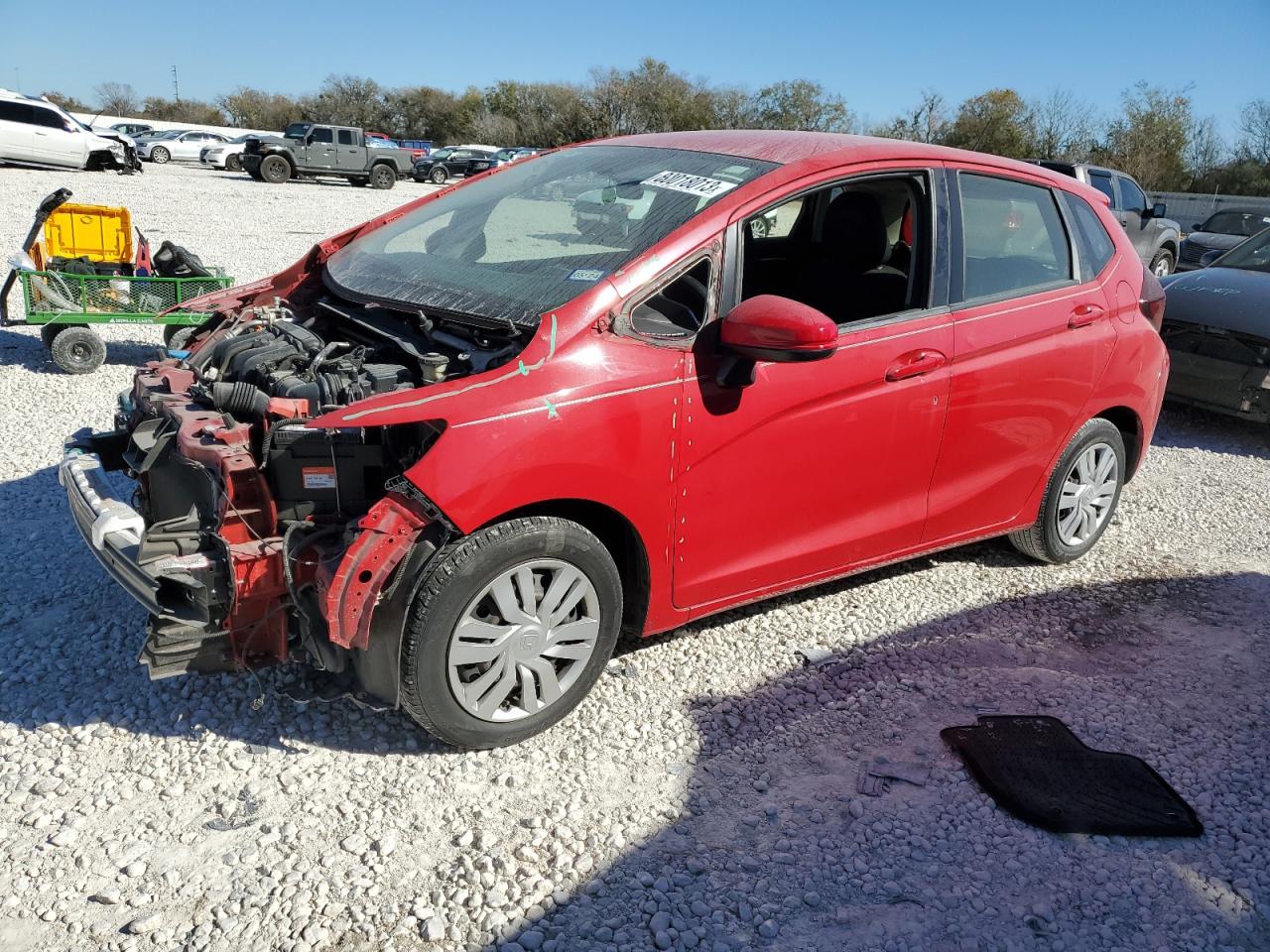 Image 1 of 2017 HONDA FIT LX 2017 with VIN JHMGK5H55HS017848
