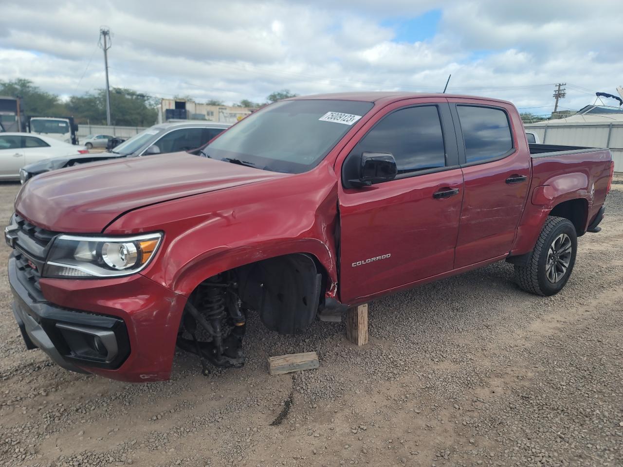 Image 1 of 2021 CHEVROLET COLORADO Z71 2021 with VIN 1GCGSDENXM1288923
