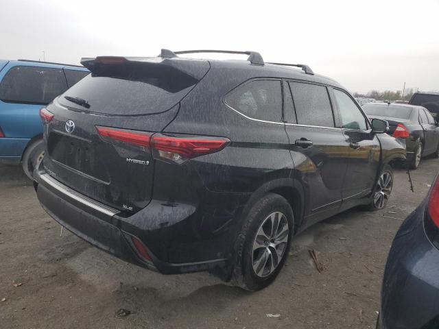 Image 3 of 2021 TOYOTA HIGHLANDER HYBRID XLE 2021 with VIN 5TDGBRCH9MS537404