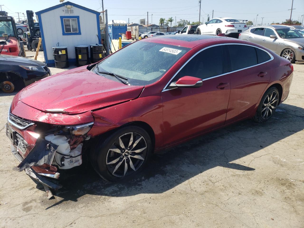 Image 1 of 2018 CHEVROLET MALIBU LT 2018 with VIN 1G1ZD5STXJF290111