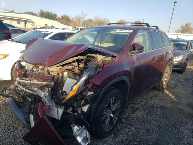 Изображение 1 2019 TOYOTA HIGHLANDER LE 2019 с VIN 5TDZZRFH0KS329974