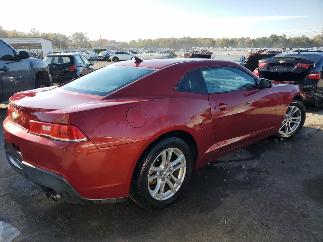 Image 3 of 2015 CHEVROLET CAMARO LS 2015 with VIN 2G1FB1E36F9307578