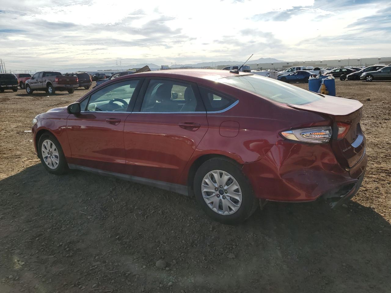 Image 2 of 2014 FORD FUSION S 2014 with VIN 3FA6P0G75ER234835