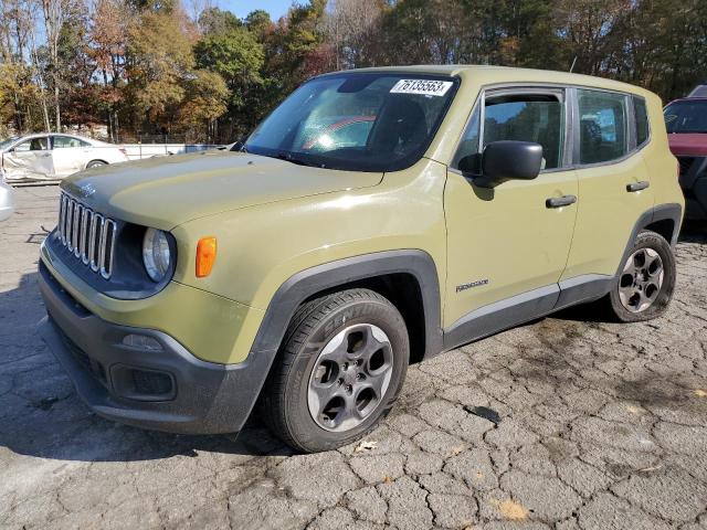 Image 1 of 2015 JEEP RENEGADE SPORT 2015 with VIN ZACCJAAT3FPB29104