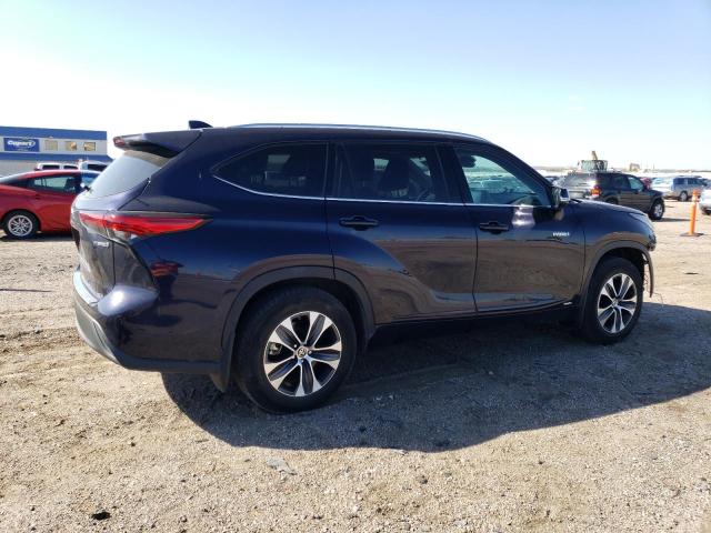 Image 3 of 2021 TOYOTA HIGHLANDER HYBRID XLE 2021 with VIN 5TDHBRCH7MS517933