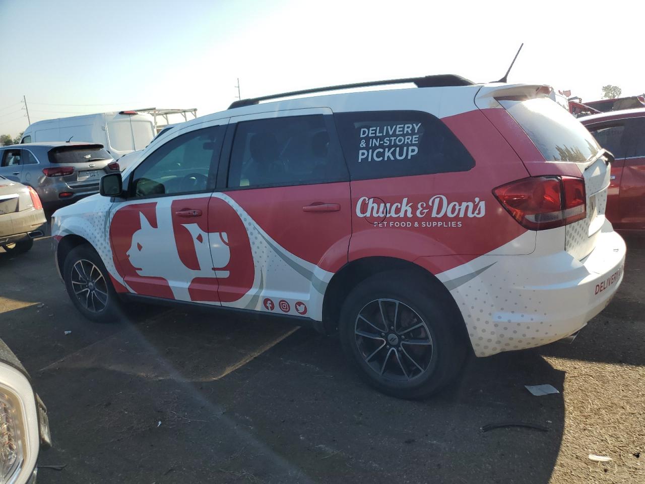 Image 2 of 2018 DODGE JOURNEY SE 2018 with VIN 3C4PDDAG3JT249709