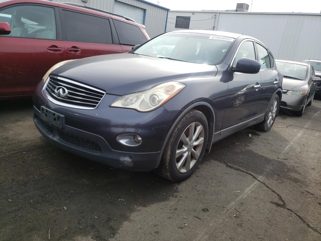 Image 1 of 2008 INFINITI EX35 BASE 2008 with VIN JNKAJ09F98M352196