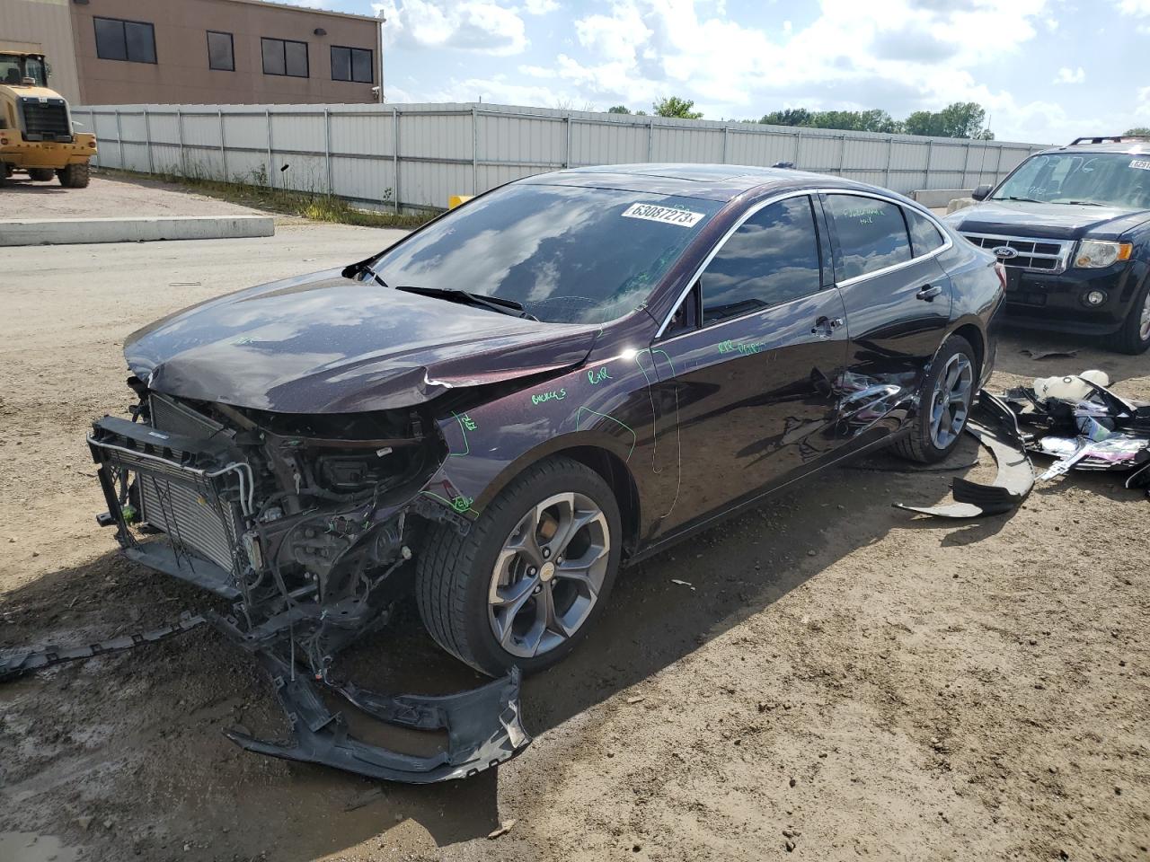 Изображение 1 2021 CHEVROLET MALIBU LT 2021 с VIN 1G1ZD5ST1MF074846