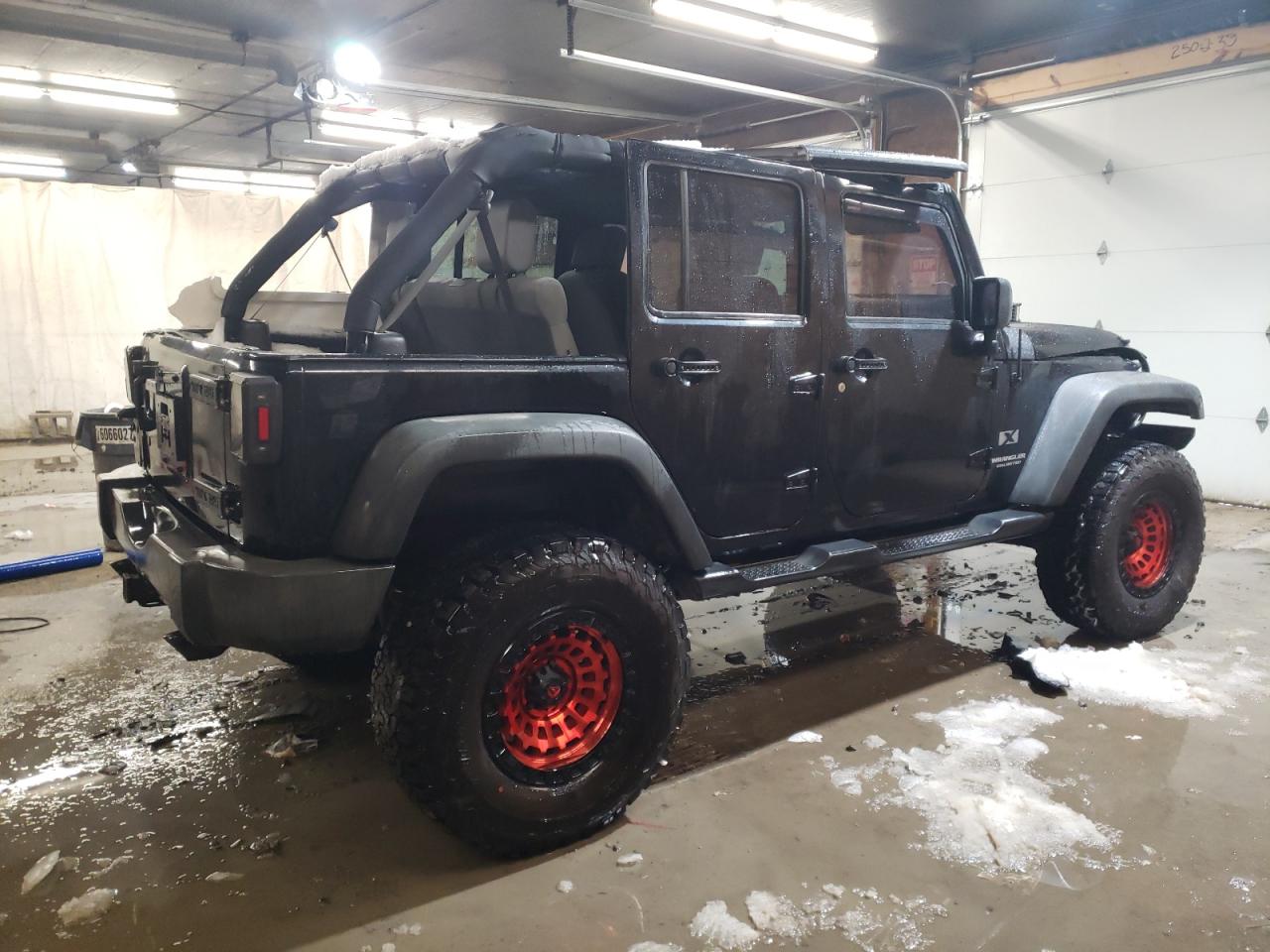 Image 3 of 2008 JEEP WRANGLER UNLIMITED X 2008 with VIN 1J4GA39198L611285