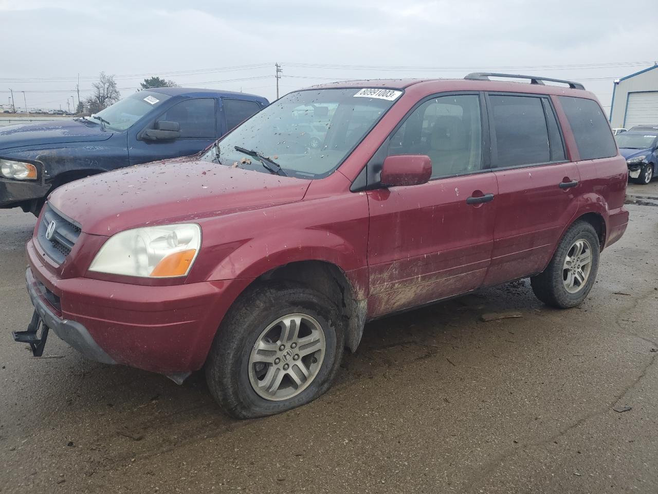 Image 1 of 2005 HONDA PILOT EXL 2005 with VIN 2HKYF18505H501200