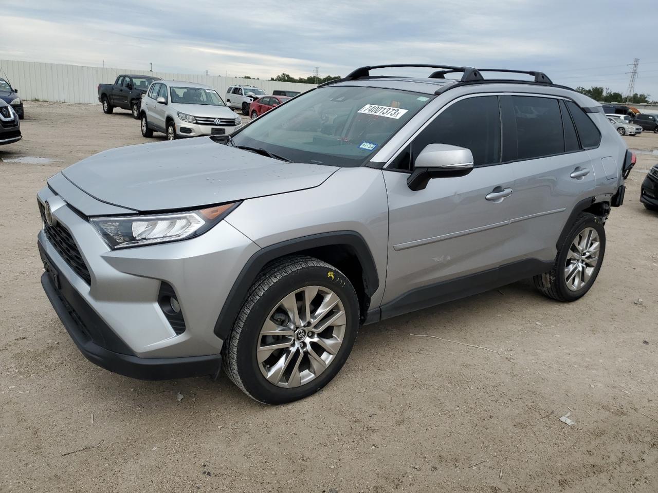 Image 1 of 2021 TOYOTA RAV4 XLE PREMIUM 2021 with VIN 2T3C1RFV5MC107064
