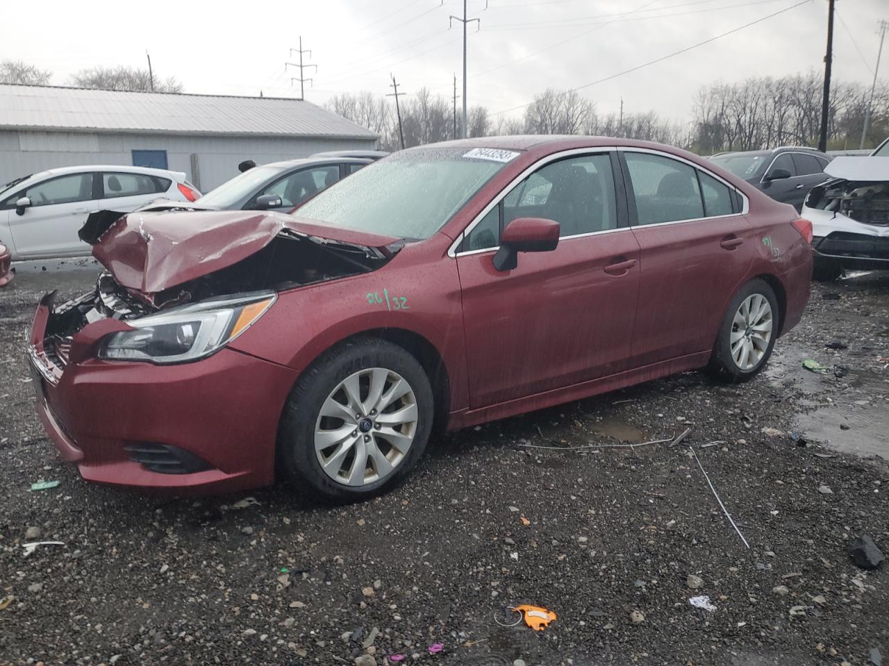 Image 1 of 2016 SUBARU LEGACY 2.5I PREMIUM 2016 with VIN 4S3BNBC63G3038031