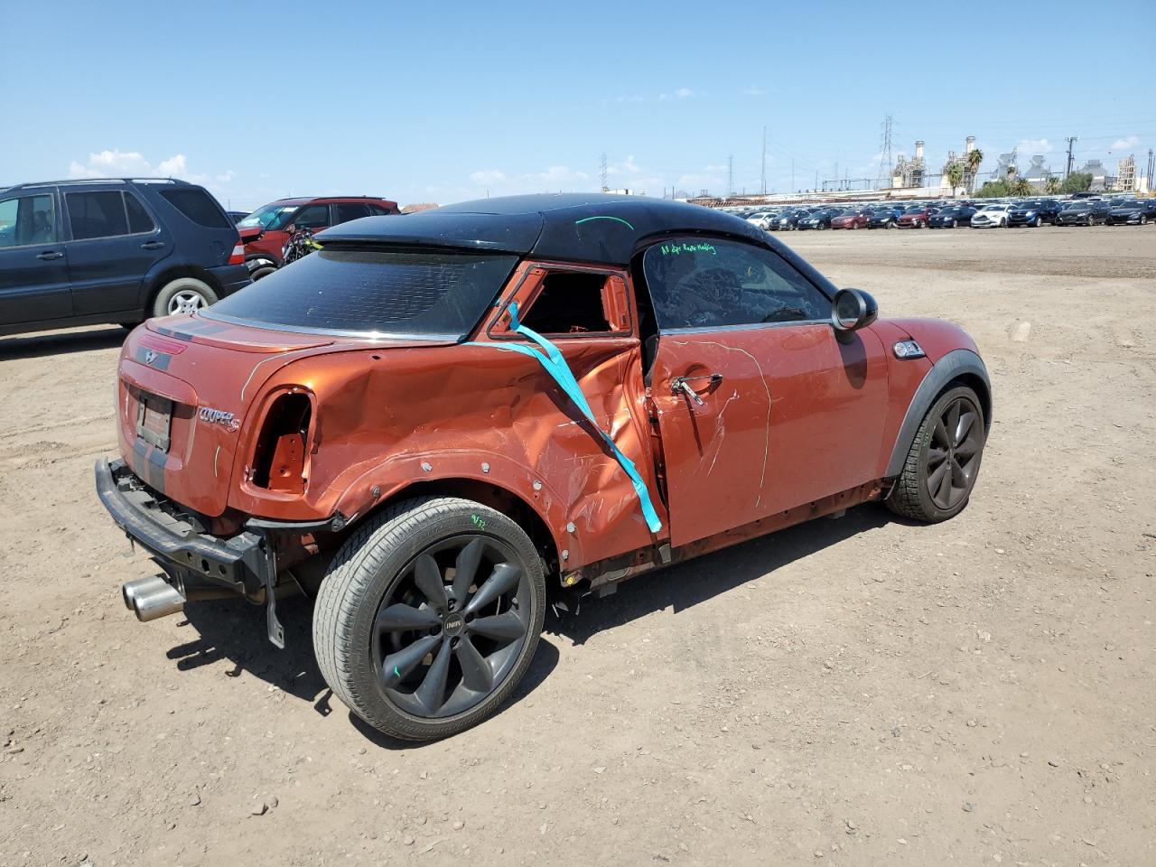 Image 3 of 2014 MINI COOPER COUPE S 2014 with VIN WMWSX3C52ET772922