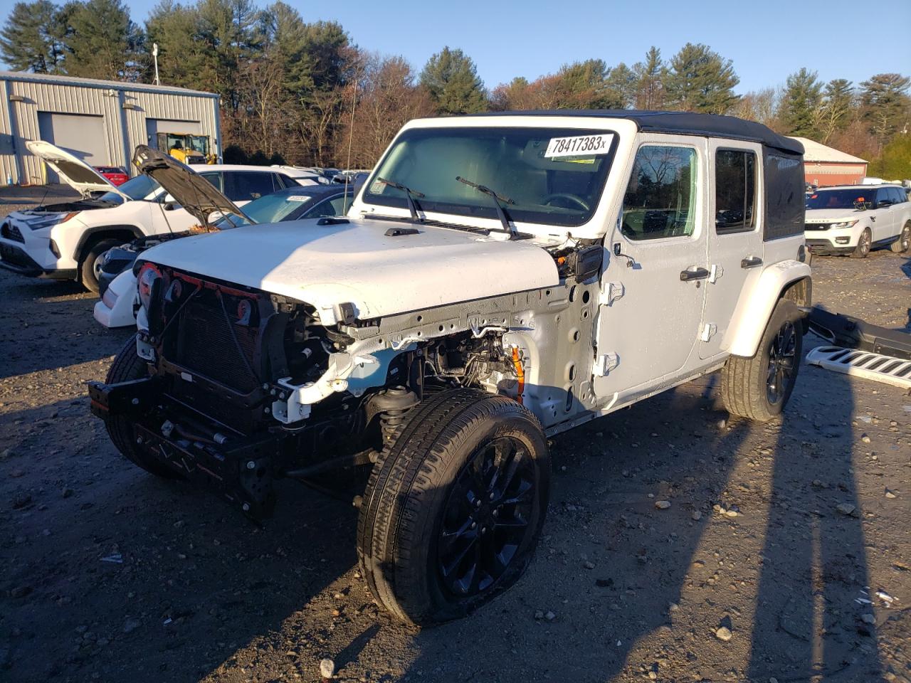 Image 1 of 2021 JEEP WRANGLER UNLIMITED SAHARA 4XE 2021 with VIN 1C4JJXP66MW799452