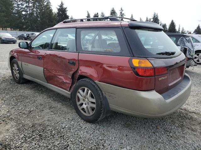 Изображение 2 2002 SUBARU LEGACY OUTBACK 2002 с VIN 4S3BH665627607005
