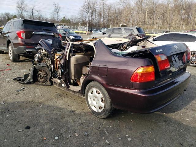 Изображение 2 2000 HONDA CIVIC EX 2000 с VIN 1HGEJ8645YL027170