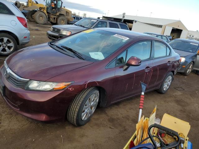 Obraz 1 z 2012 HONDA CIVIC LX 2012 z VIN 2HGFB2F5XCH531582