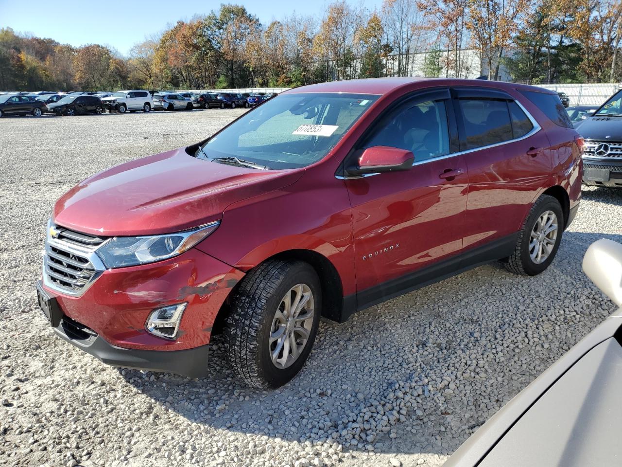Image 1 of 2020 CHEVROLET EQUINOX LT 2020 with VIN 3GNAXUEV5LS613215