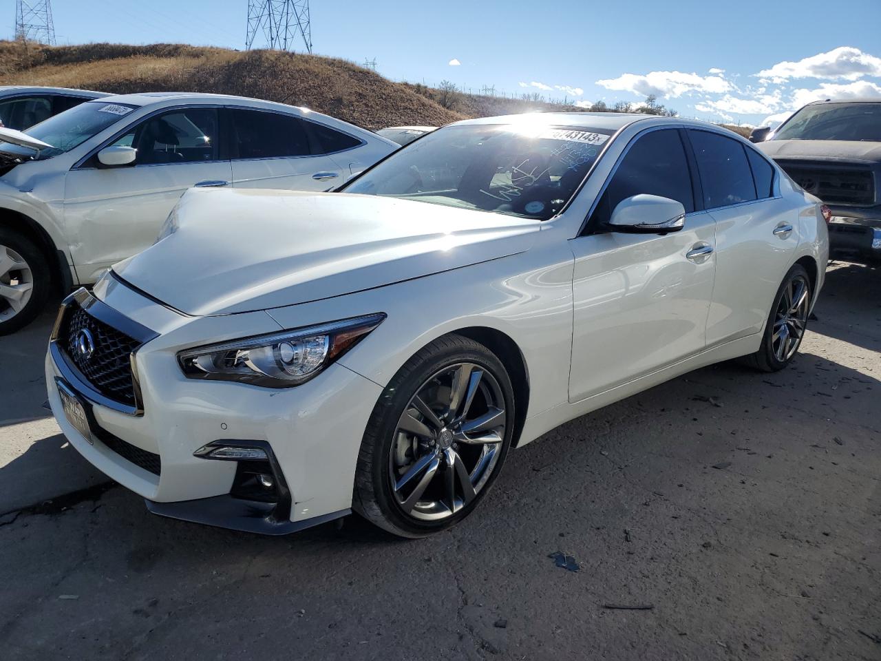 Image 1 of 2021 INFINITI Q50 SENSORY 2021 with VIN JN1EV7CR1MM754763