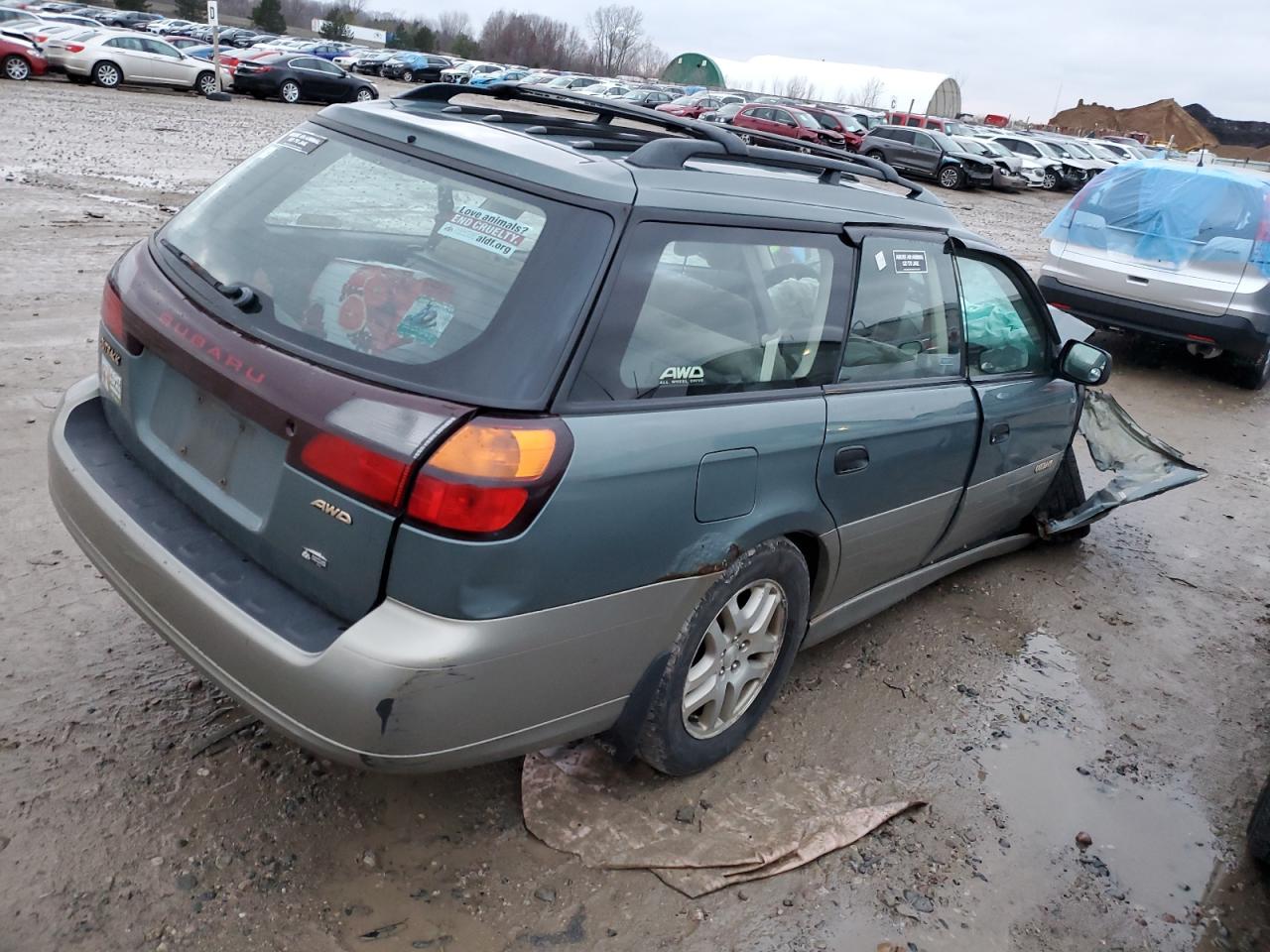 Изображение 3 2001 SUBARU LEGACY OUTBACK AWP 2001 с VIN 4S3BH675017607255