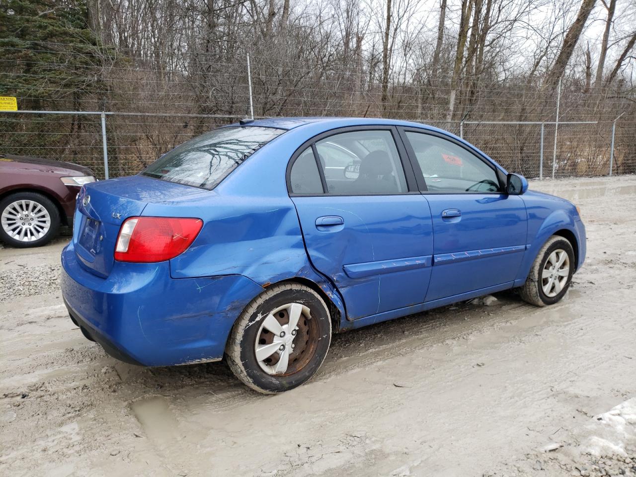 Image 3 of 2010 KIA RIO LX 2010 with VIN KNADH4A36A6679052