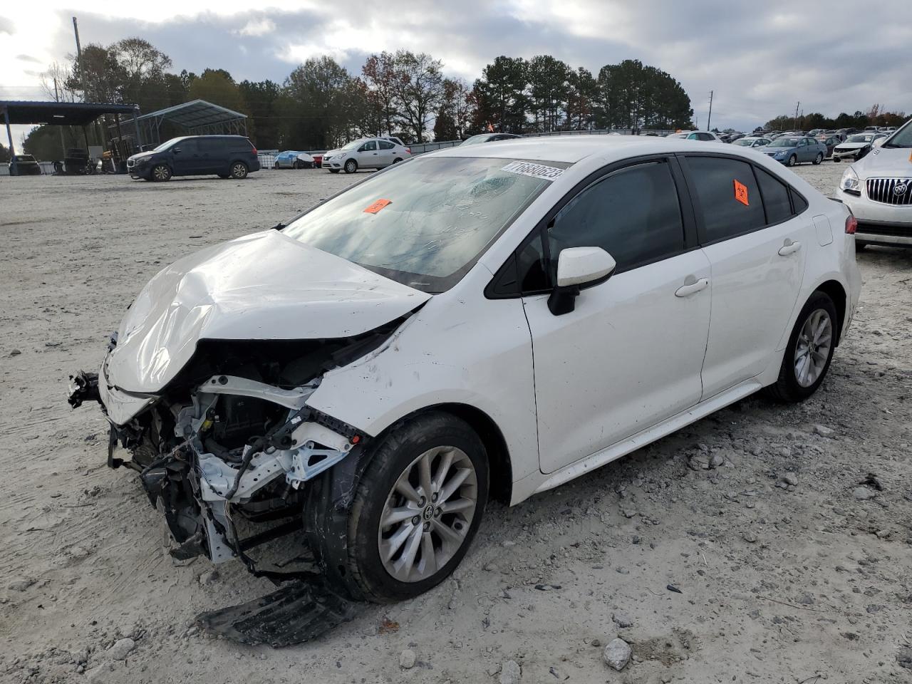 Image 1 of 2021 TOYOTA COROLLA LE 2021 with VIN JTDVPMAE5MJ145621
